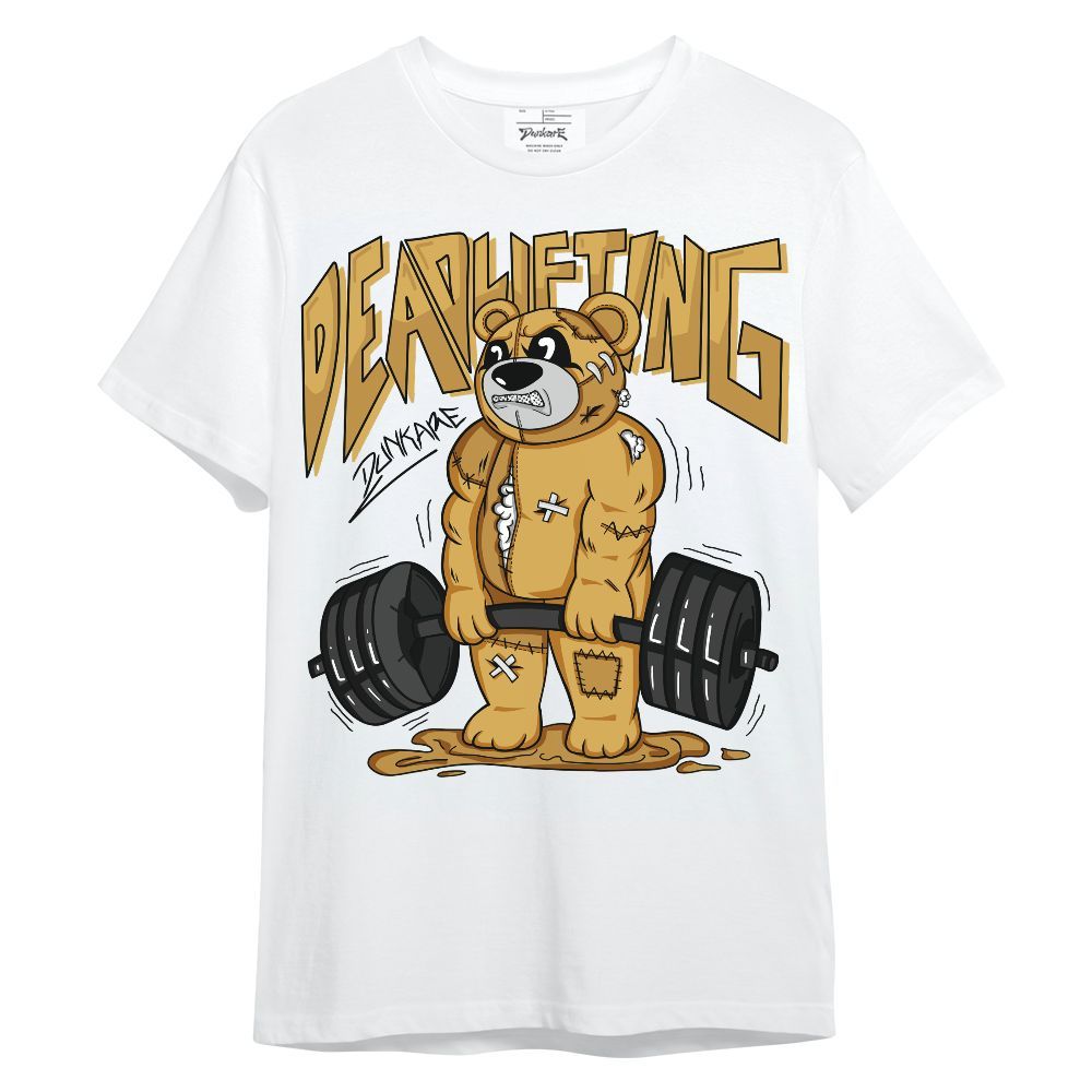 Shirt To Match Retro Light Ginger 14s - Deadlifting Bear Unisex Shirt