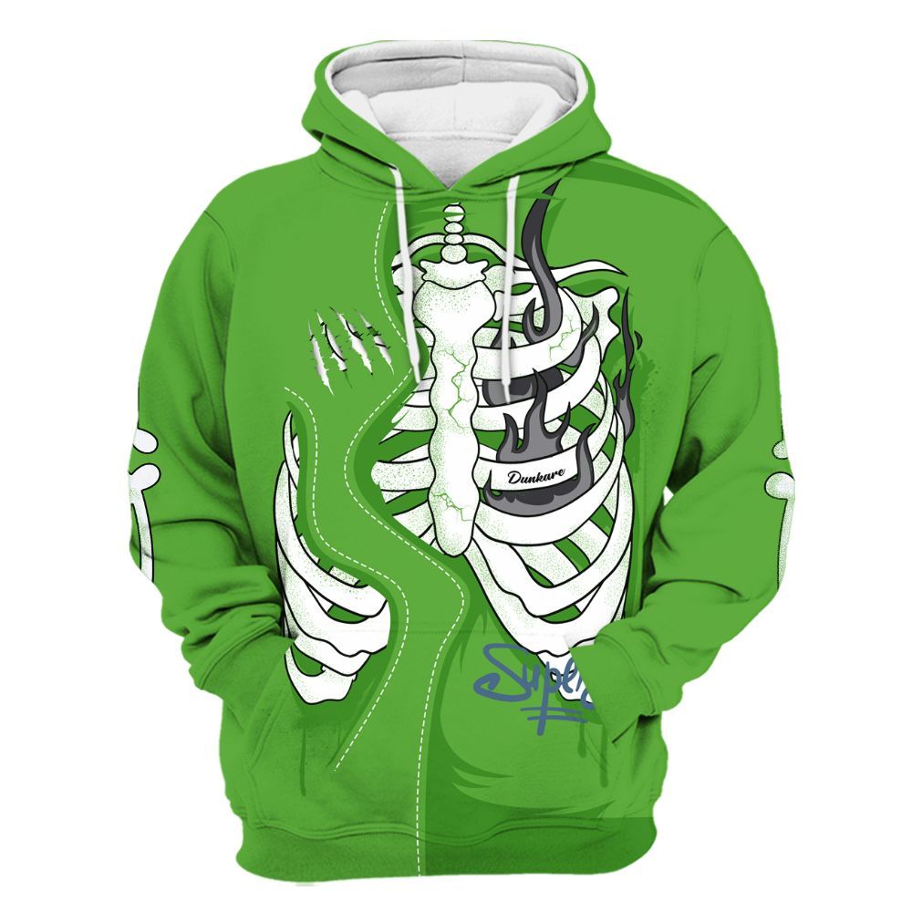 Hoodie To Match Retro Green Bean 5s - It's The Kick For Me All Over Print