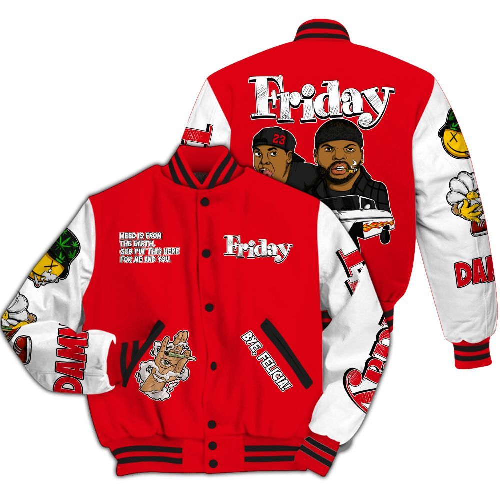 Varsity Jacket To Match Chicago 13s - Friday Sneaker Stress Style All Over Print