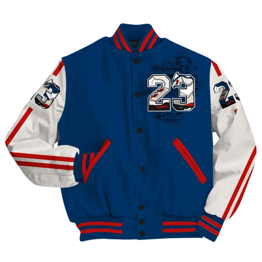 Varsity Jacket To Match Retro Rare Air 11s - Custom Name Number 23 5s All Over Print