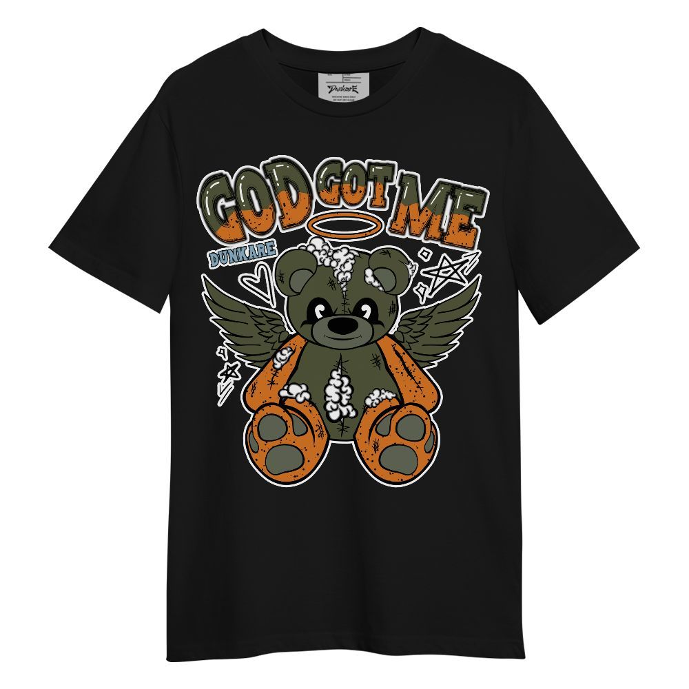 Shirt To Match Olive 5s - Gods Guides Me Bear Unisex Shirt