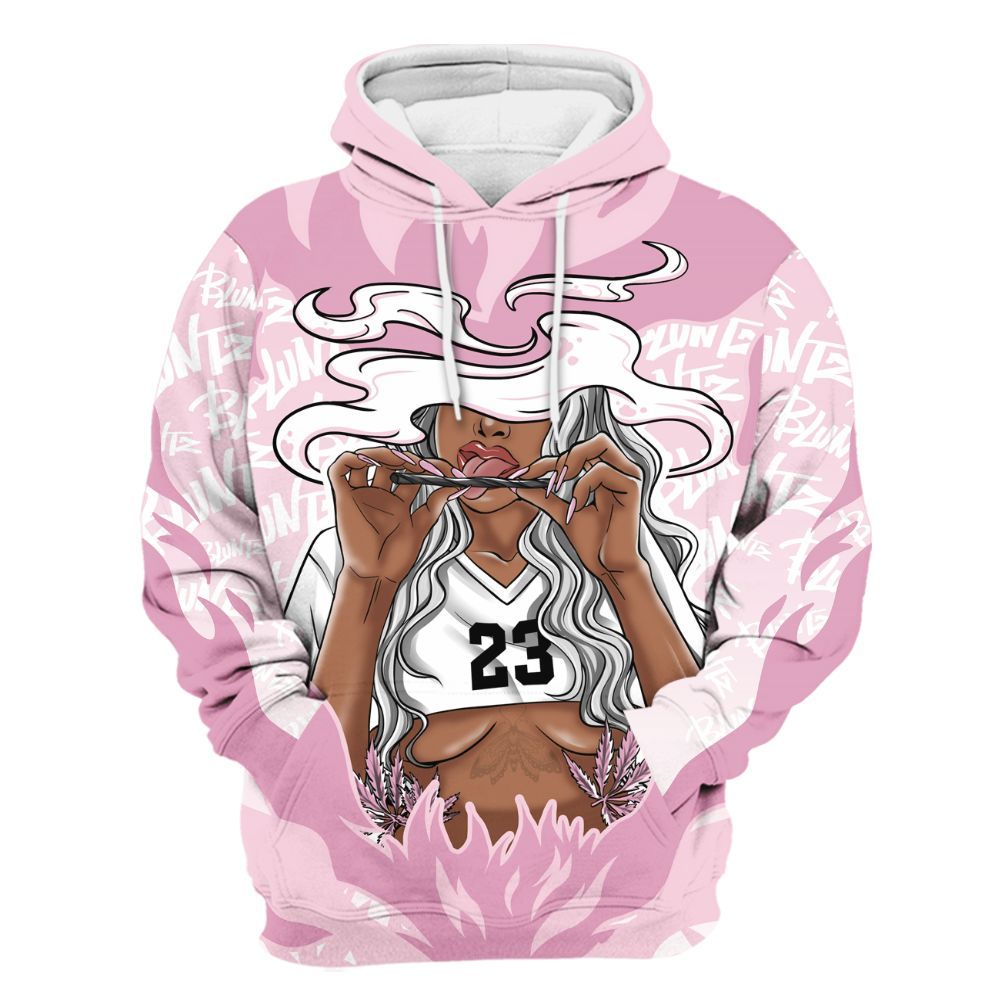 Hoodie To Match Orchid 4s - Bluntz Burnz Graphics All Over Print