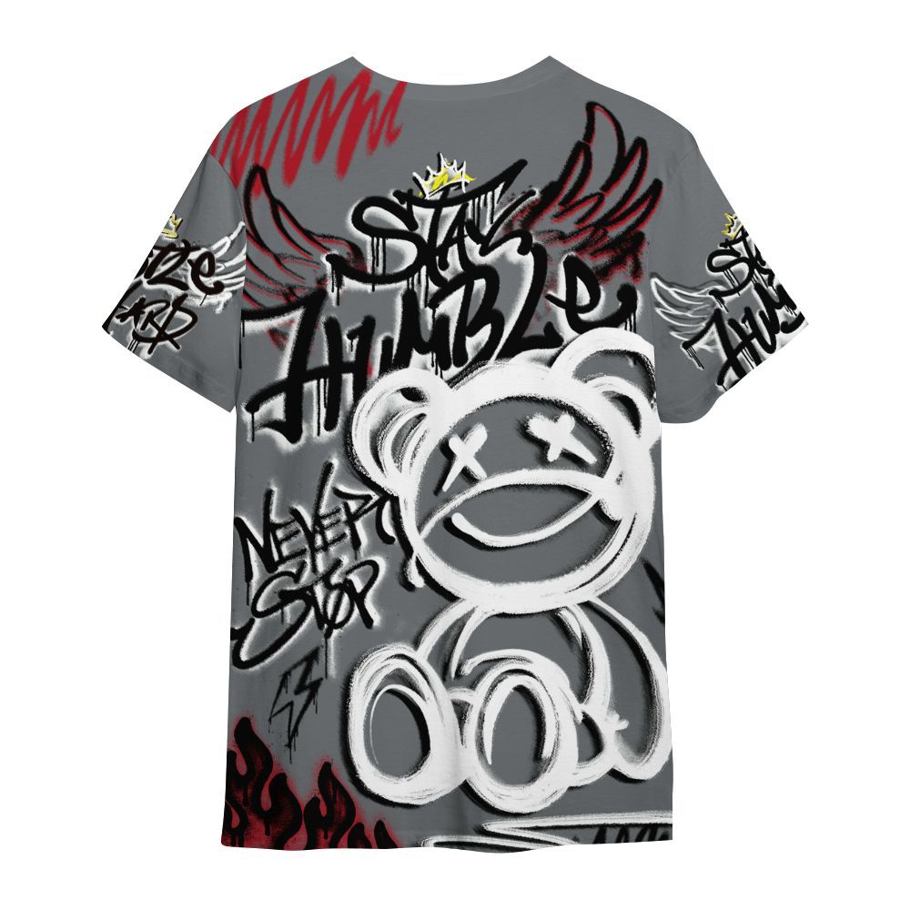 Shirt To Match Retro Fire Red 9s - Humble Drip Streetwear Graffity All Over Print