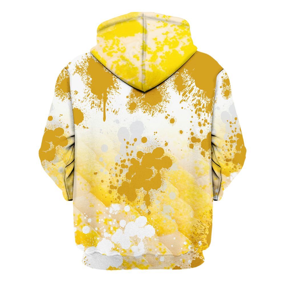 Hoodie To Match Low Yellow Python 11s - God Blessed Ink Drip All Over Print