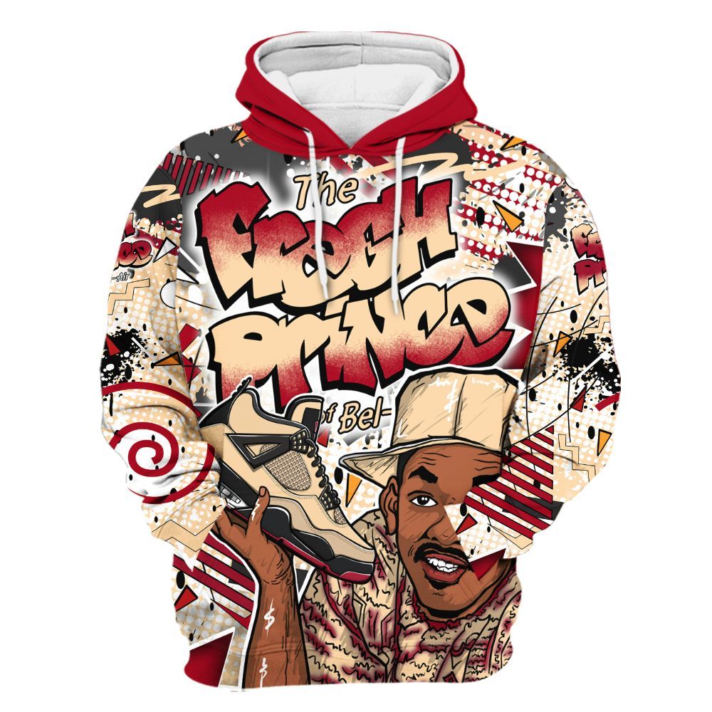 Hoodie To Match Retro Pizza GS 4s - Fresh Sneaker 90s All Over Print