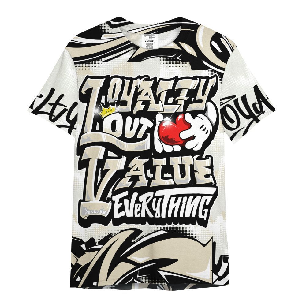 Shirt To Match Grand Finale 11s Shirt, Loyalty Out Value Graffiti All Over Print