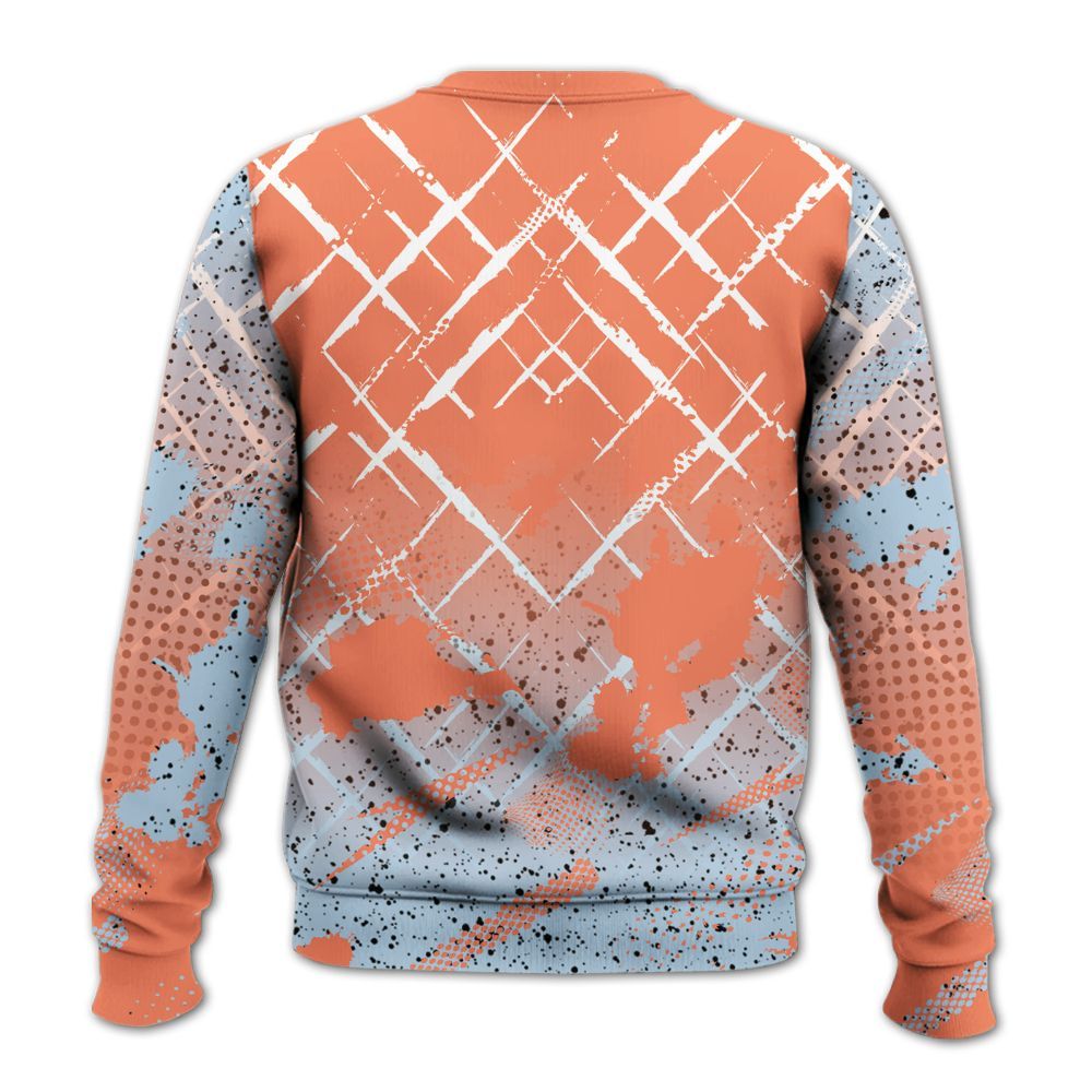 Sweatshirt To Match DJ Khaled Crimson Bliss 5s - Halftone Stand Business Dripping All Over Print