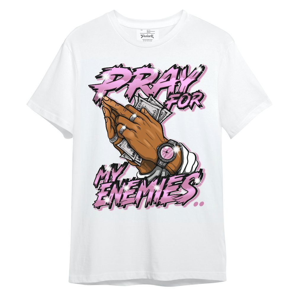 Shirt To Match Neutral Grey Black White Orchid 4s - Prayed For Enemies Graphic Unisex Shirt