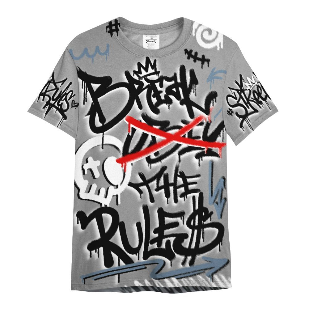 Shirt To Match Black Chrome 6s - Break Rules Streetwear All Over Print