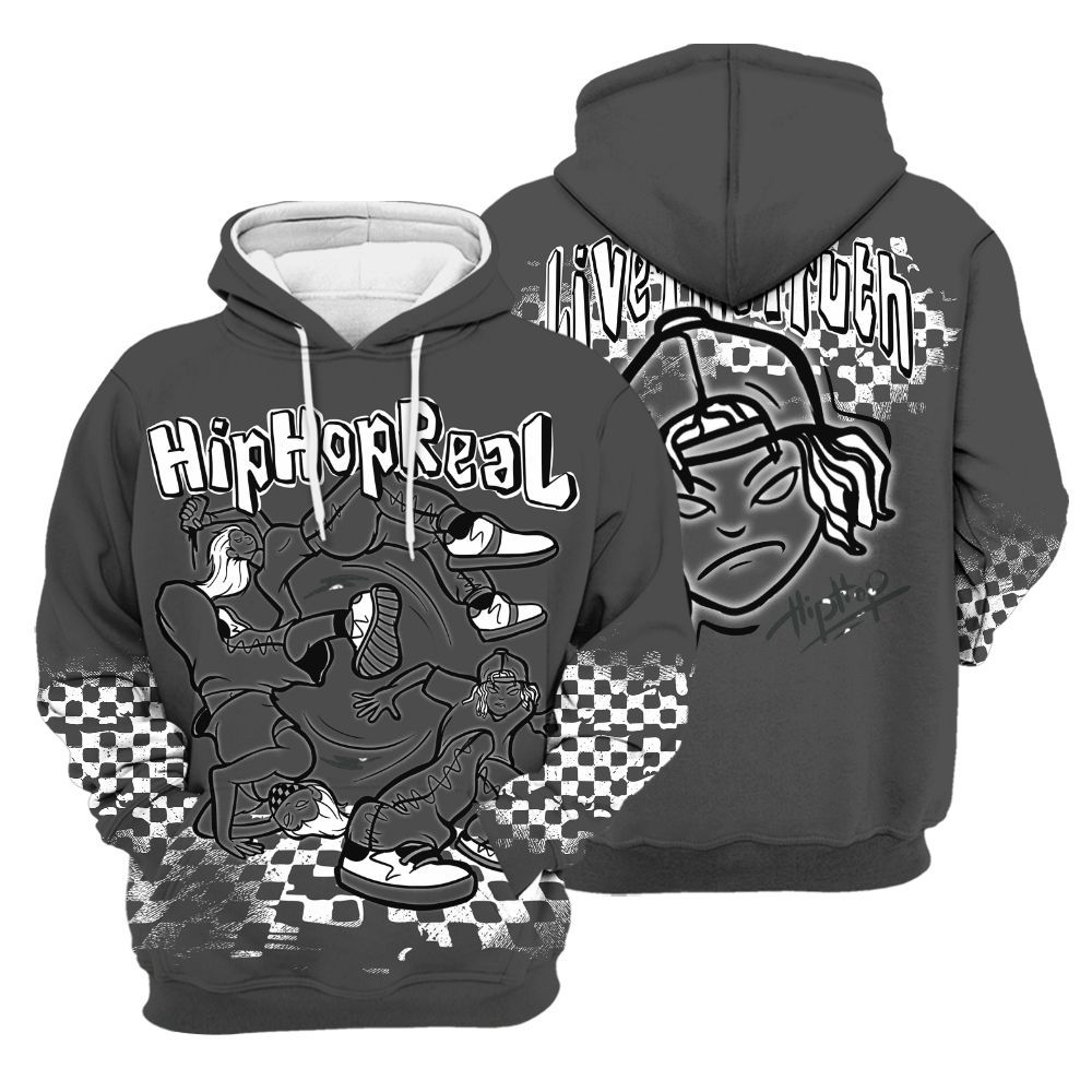 Hoodie To Match Fear 4s - Feel Life Street Style All Over Print