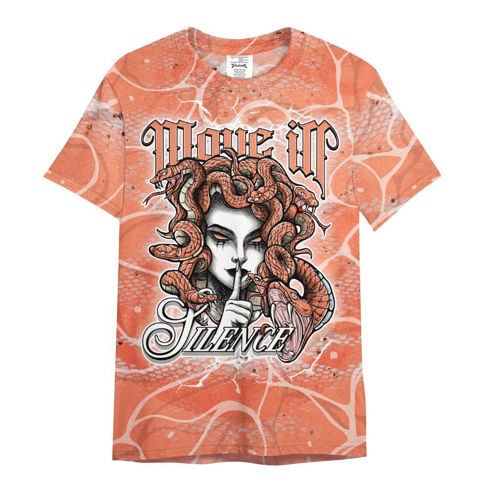 Shirt To Match DJ Khaled Crimson Bliss 5s - Girl Move In Silence All Over Print