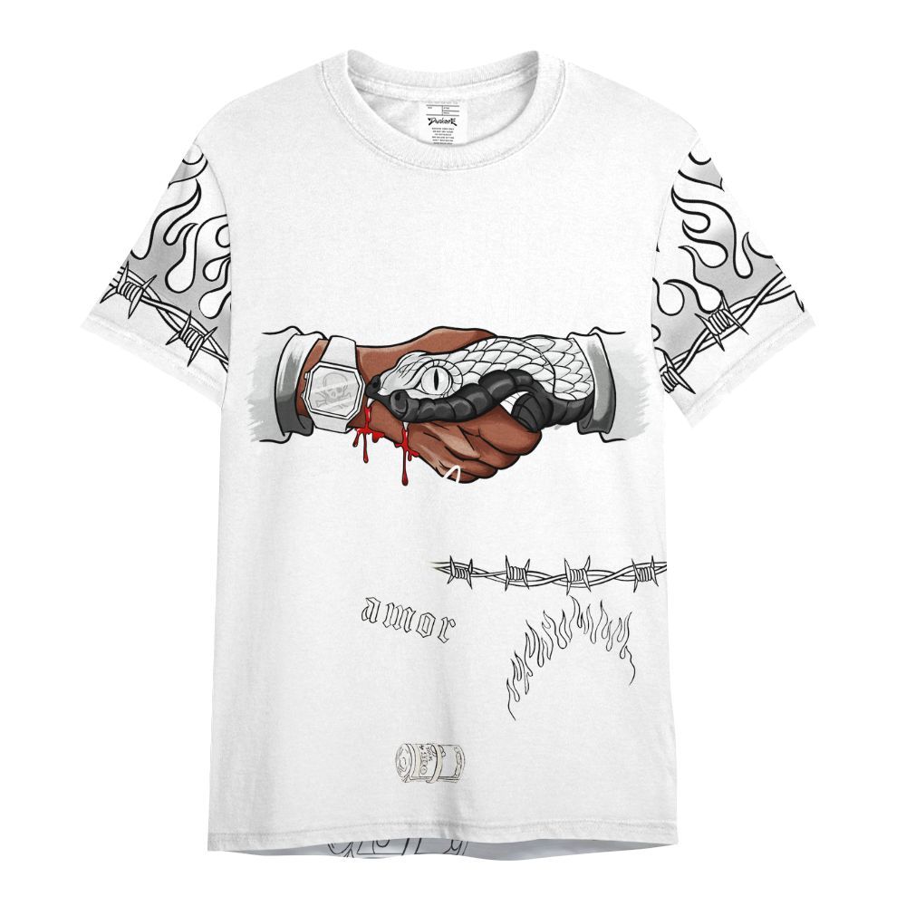 Shirt To Match Kobe 9 EM Protro Halo - Snake Trust No One All Over Print