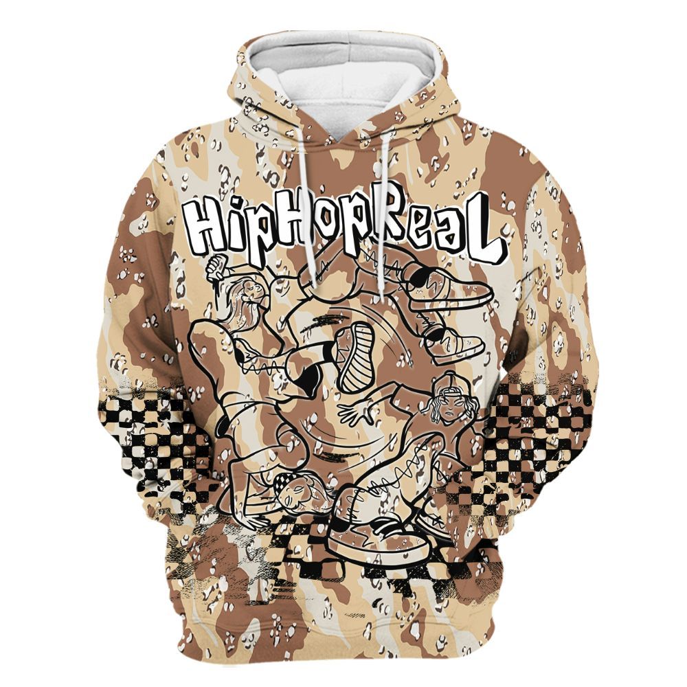 Hoodie To Match Desert Camo 3s - Feel Life Street Style All Over Print