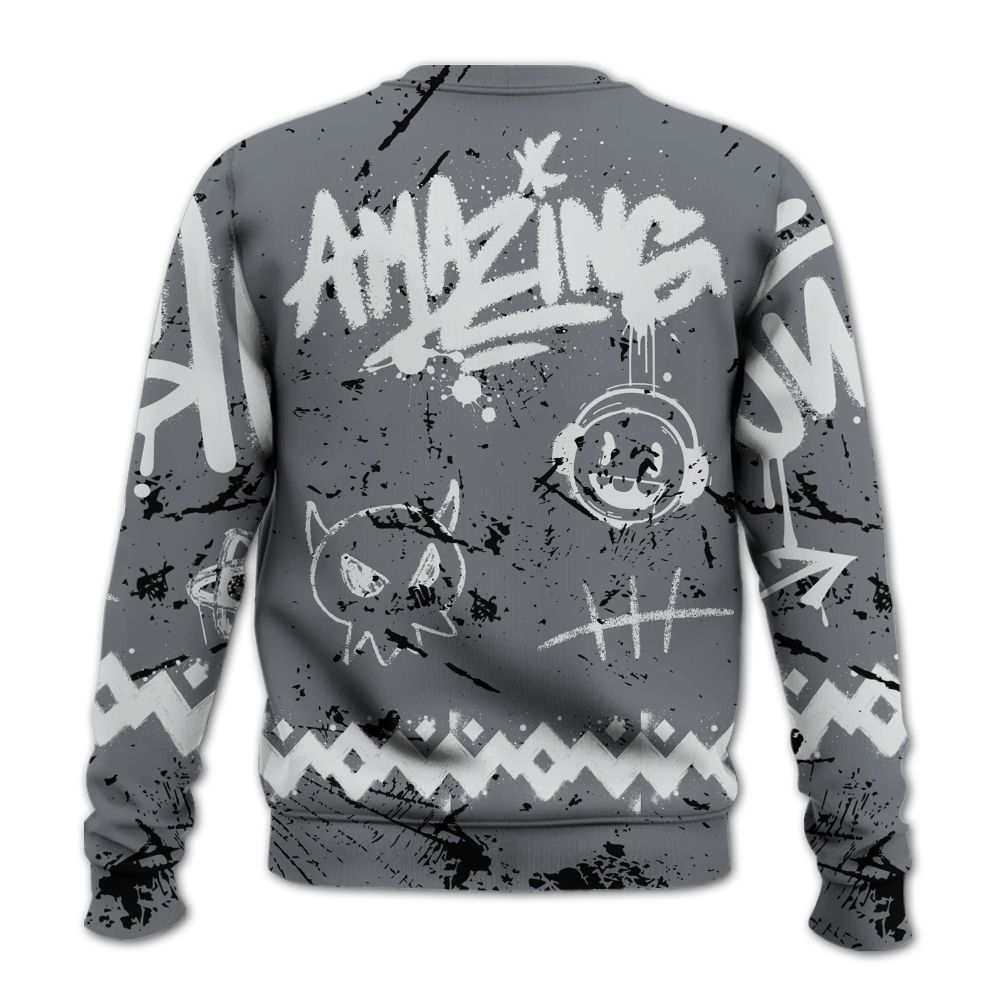 Sweatshirt To Match Air Max DN Silver Bullet - Friday Sneaker Crayon All Over Print