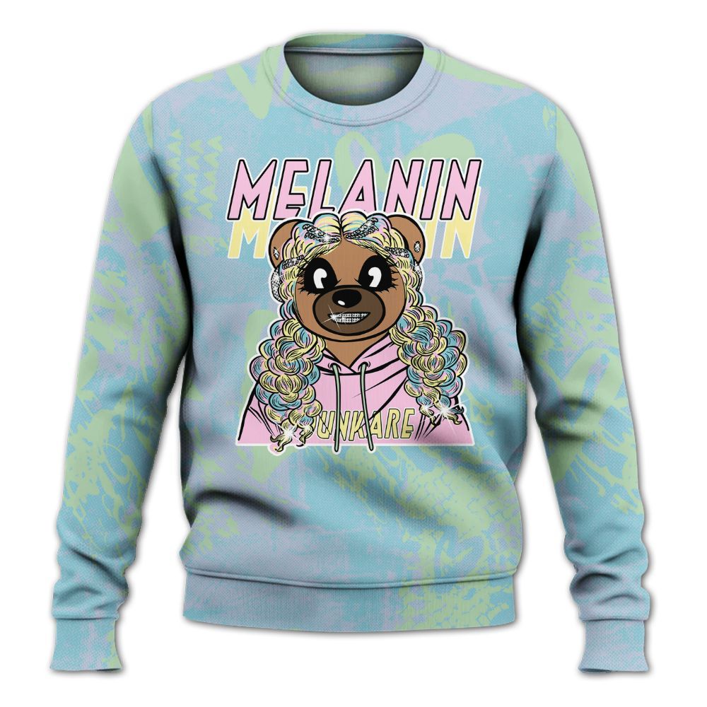 Sweatshirt To Match SB Dunk Low Visty - Pigments Bear Heart Grunge All Over Print