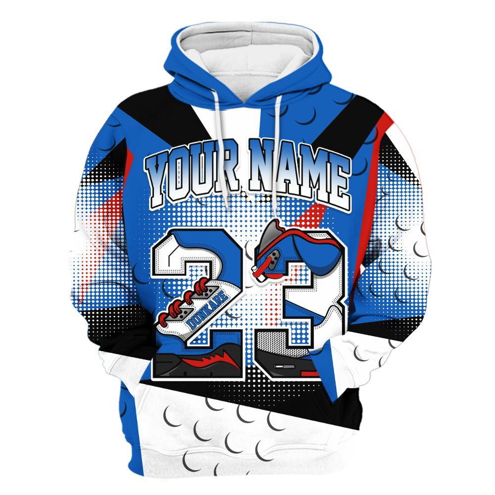 Hoodie To Match Kobe 6 Game Royal - Poly Custom Name Number 23 5s All Over Print