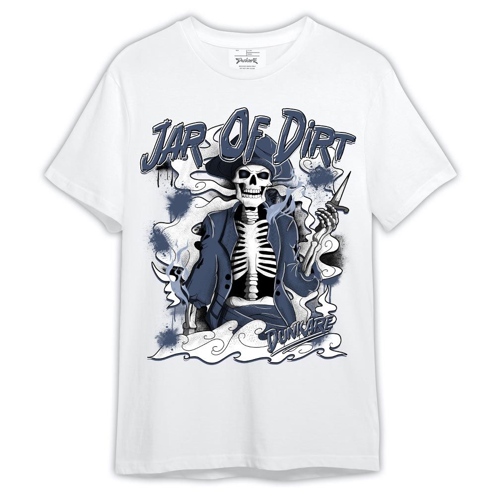 Shirt To Match Low Diffused Blue 11s - Skeleton Jar Of Dirt Shirt Outfit