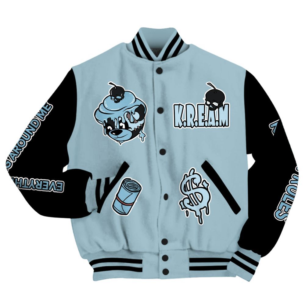 Varsity Jacket To Match Chambray 7s - Loot Bear All Over Print