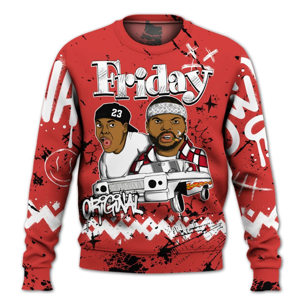 Sweatshirt To Match Scoot Zeros ODD City - Friday Sneaker Crayon All Over Print