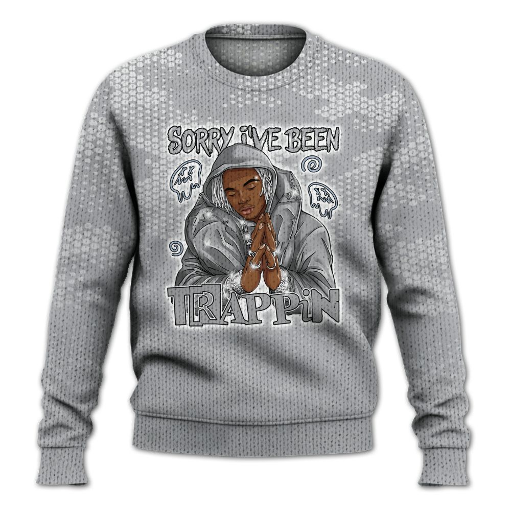 Knitted Sweater To Match Low OG Wolf Grey 1s - Trappin' Banknote