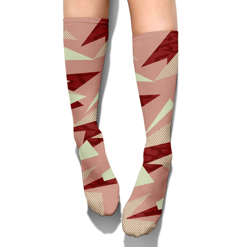Sock To Match Valentines Day 3s - Geometric Abstract Graphic