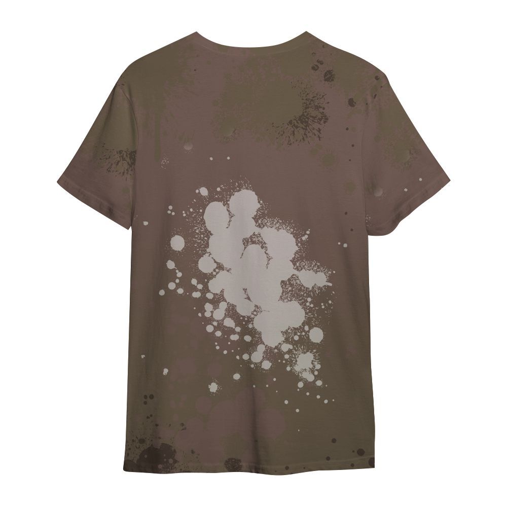Shirt To Match AMM Dark Mocha 4s - God Blessed Ink Drip All Over Print