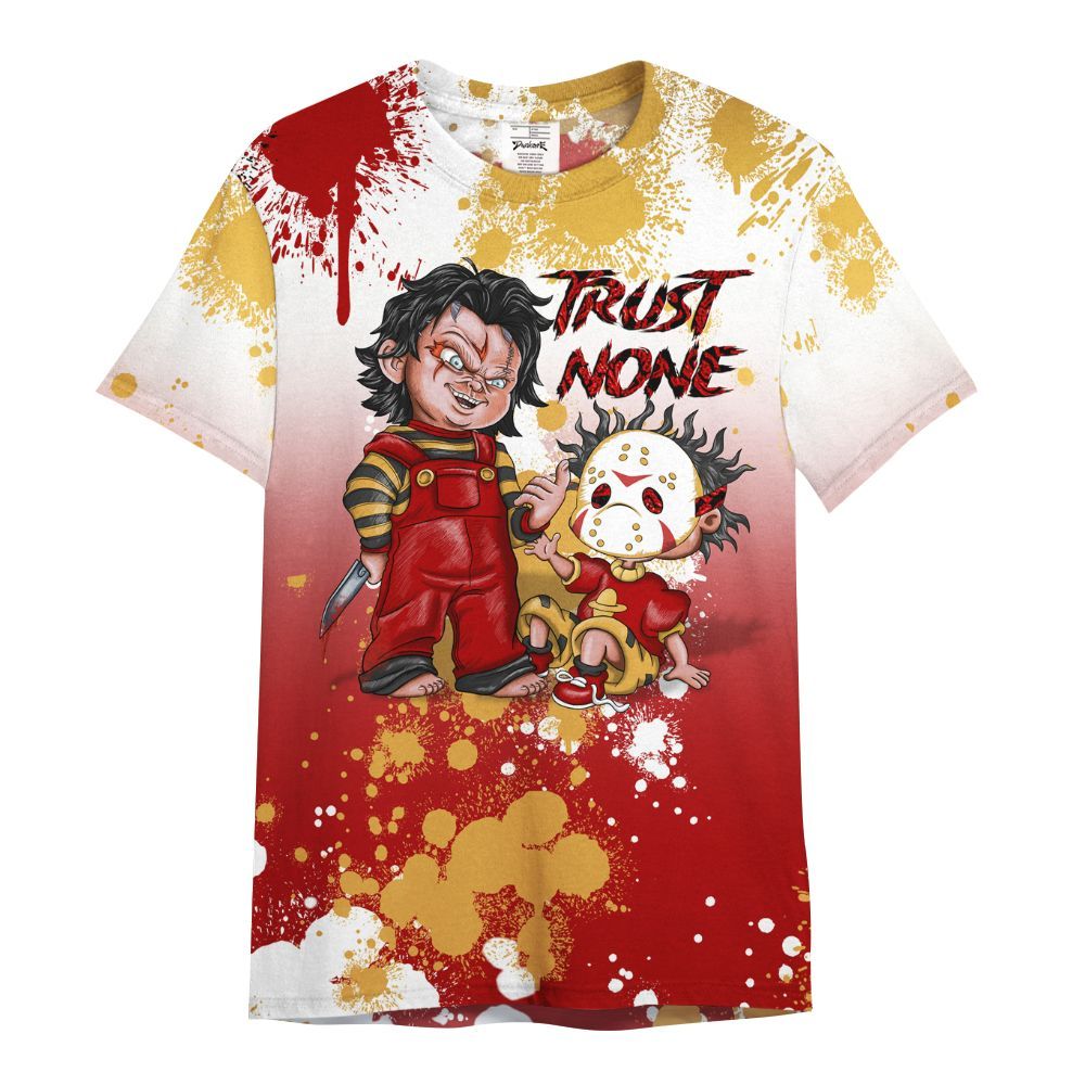 Shirt To Match OG Low Last Dance At The Garden 1s - Trust No One Scary All Over Print