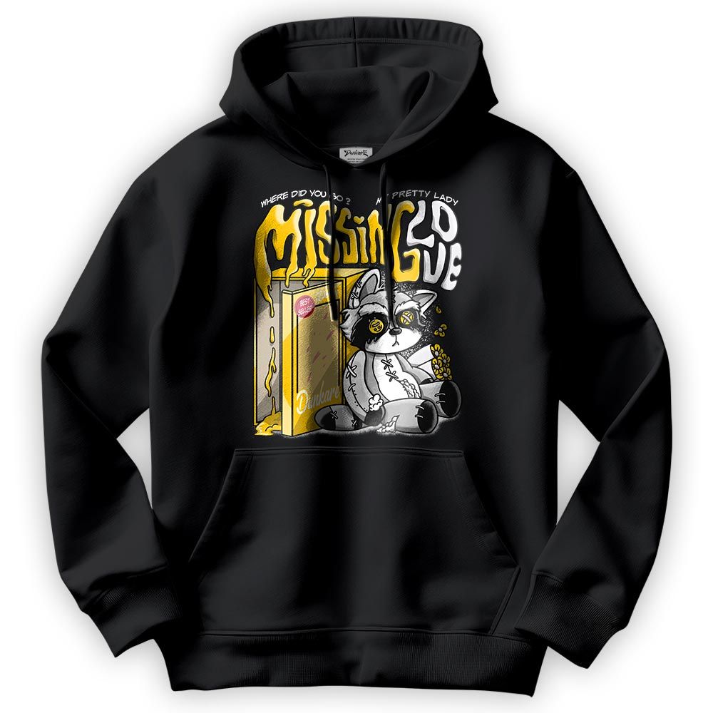 Sweatshirt To Match Hoodie Missing Love Raccoon, Vivid Sulfur 4s, To Match Sneaker Vivid Sulfur 4s DNY