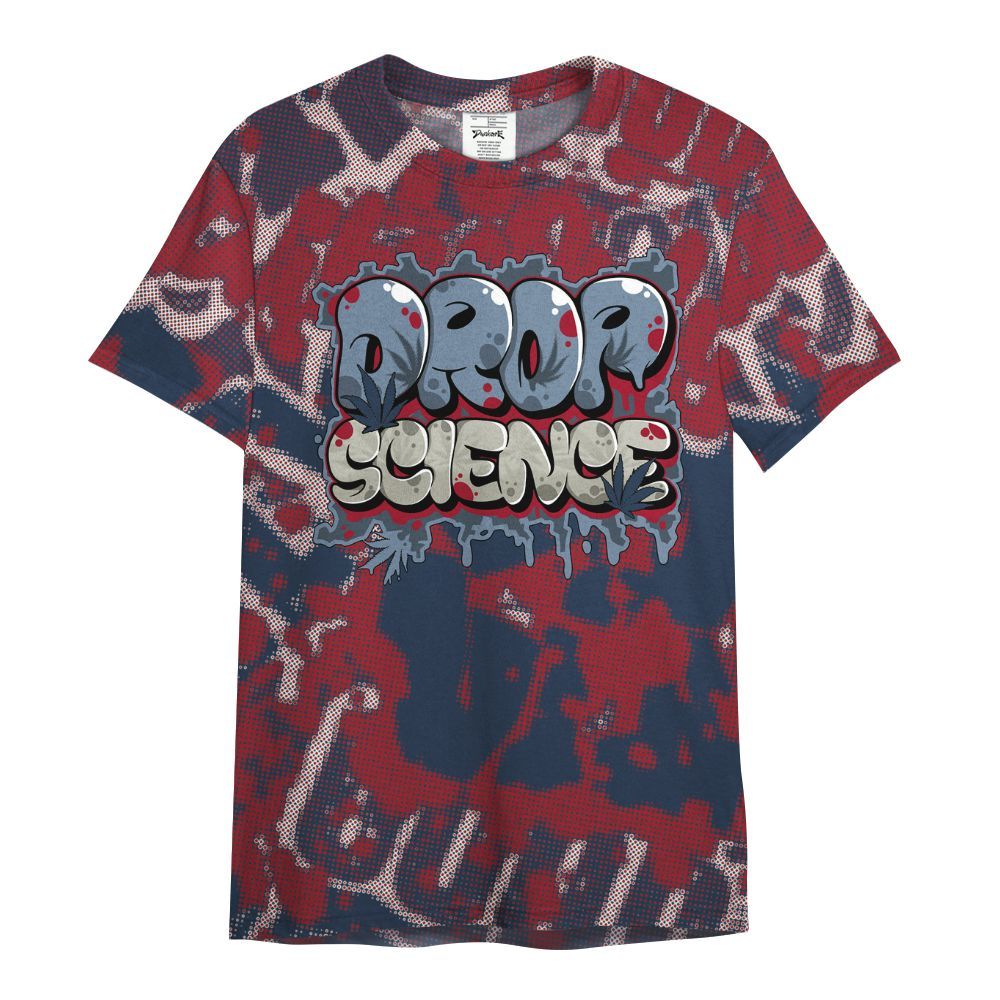 Shirt To Match Navy Blue 2024 6s - Drop Science Street All Over Print