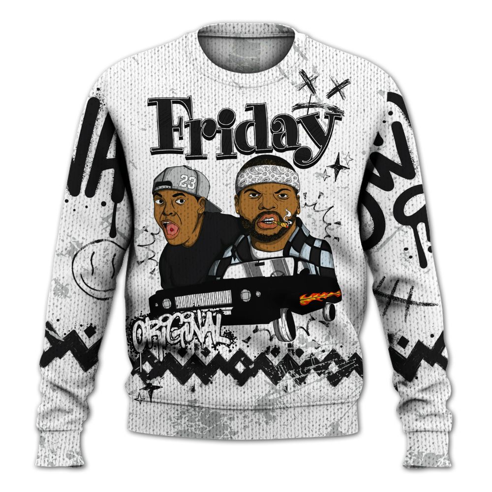 Knitted Sweater To Match Kobe 9 Protro Halo - Friday Sneaker Crayon