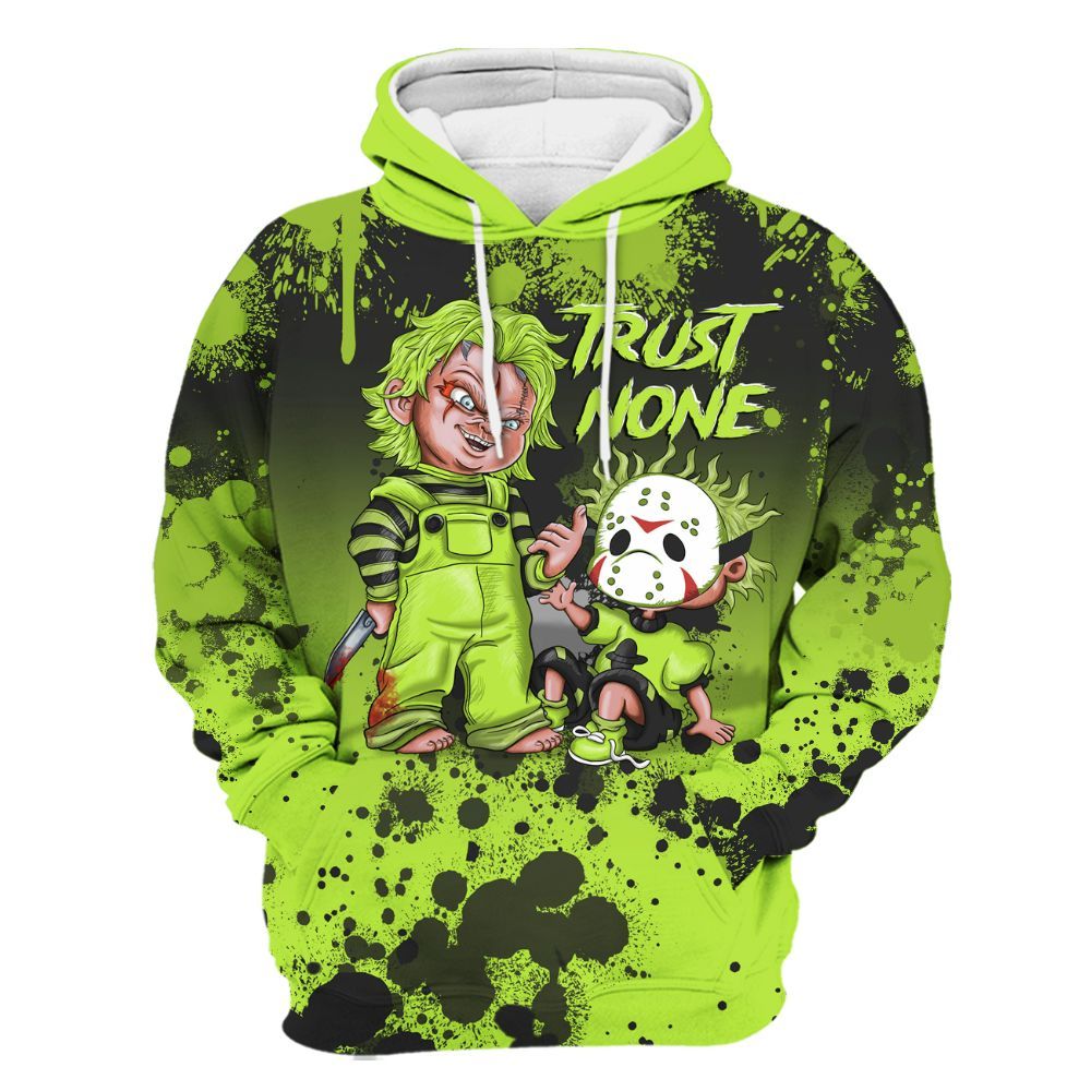 Hoodie To Match Air Force 1 Low Dance Volt - Trust No One Scary All Over Print