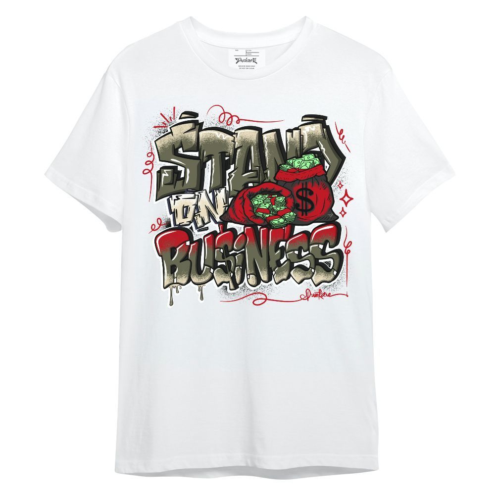 Shirt To Match Low OG Medium Olive 1s - Drip Stand On Unisex Shirt