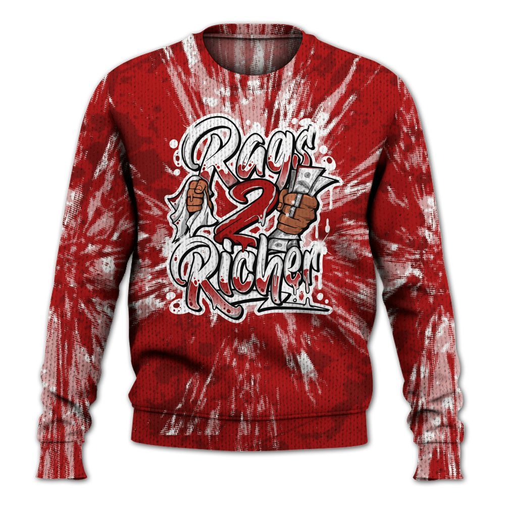 Knitted Sweater To Match Red Taxi 12s - Rag 2 Rich Graphic Luxury