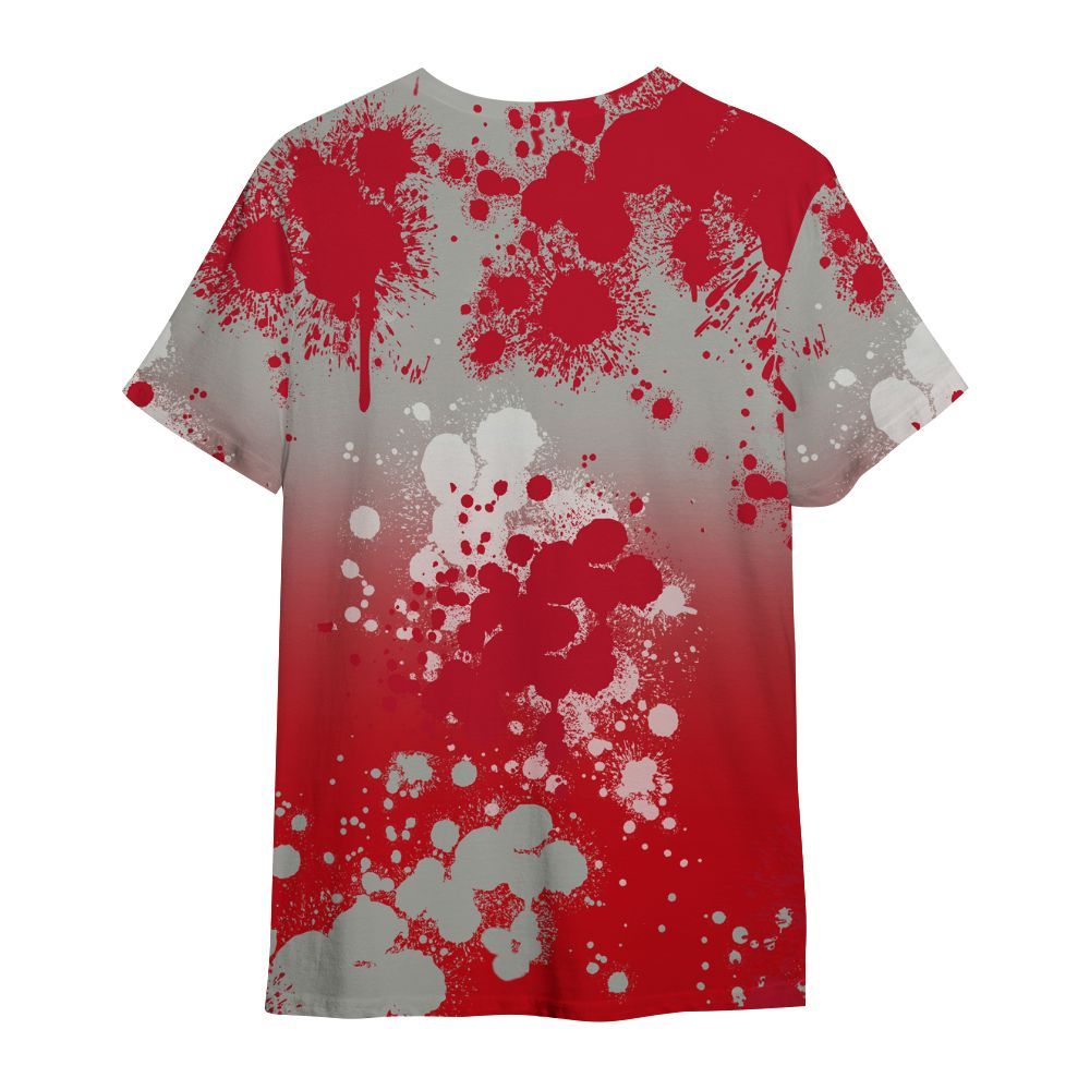 Shirt To Match Air Griffey Max Gray Reds 1s - God Blessed Ink Drip All Over Print