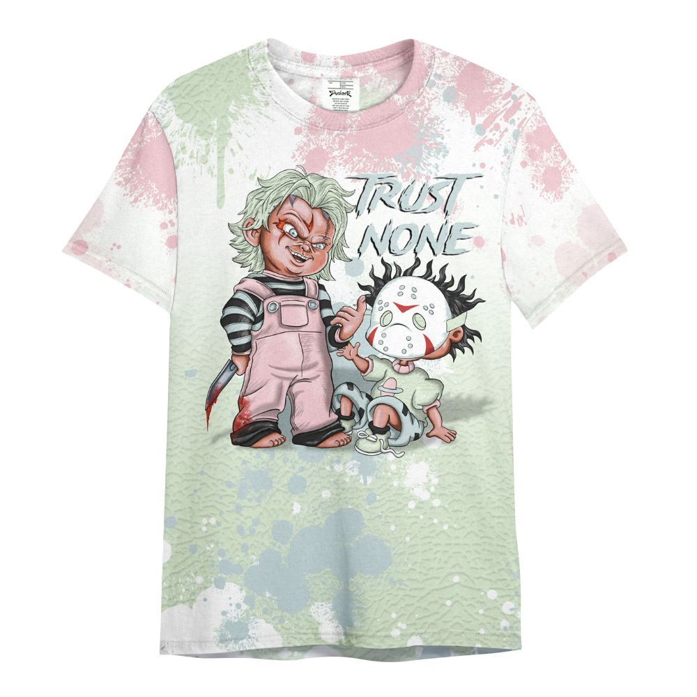 Shirt To Match Spring Is In The Air 3s - Trust No One Scary All Over Print