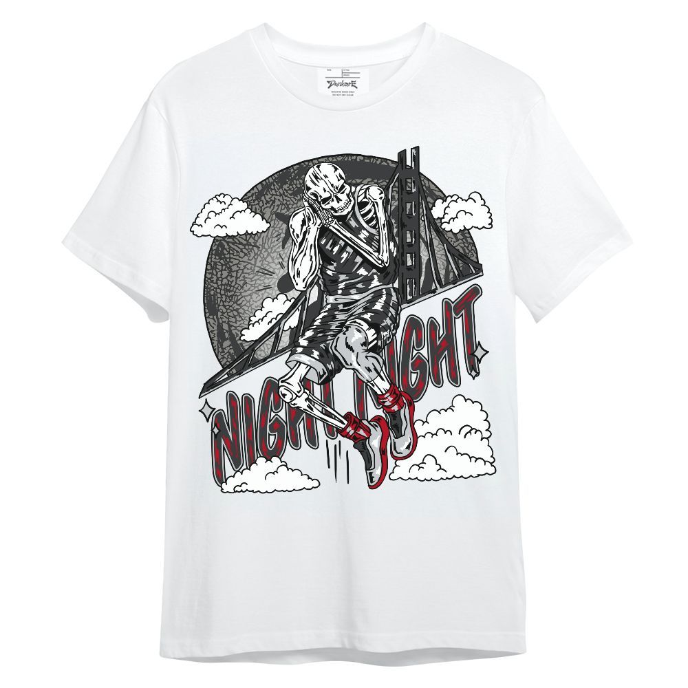 Shirt To Match Black Cement 3s - Seeya Skeleton Unisex Shirt