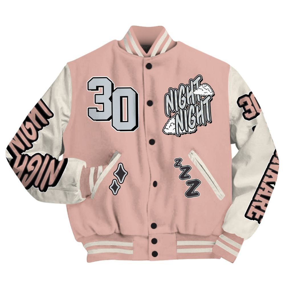 Varsity Jacket To Match Air Force Low 1 Arctic Orange - Seeya Skeleton All Over Print