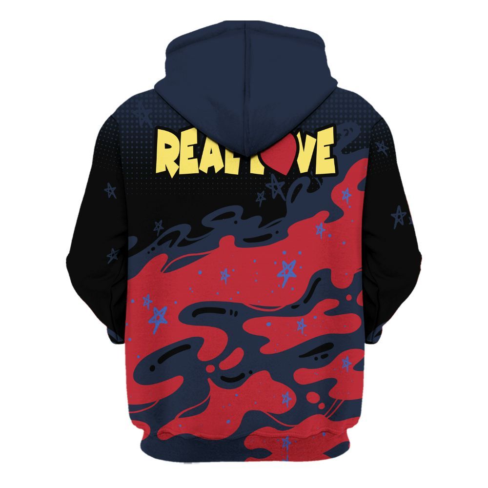 Hoodie To Match Dunk Low COJP What The 2024 - Sincere Fondness Bear Stars All Over Print