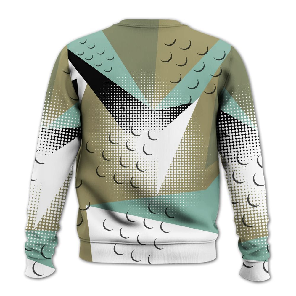 Sweatshirt To Match Dunk Low Suede Olive Aura - Poly Custom Name Number 23 5s All Over Print