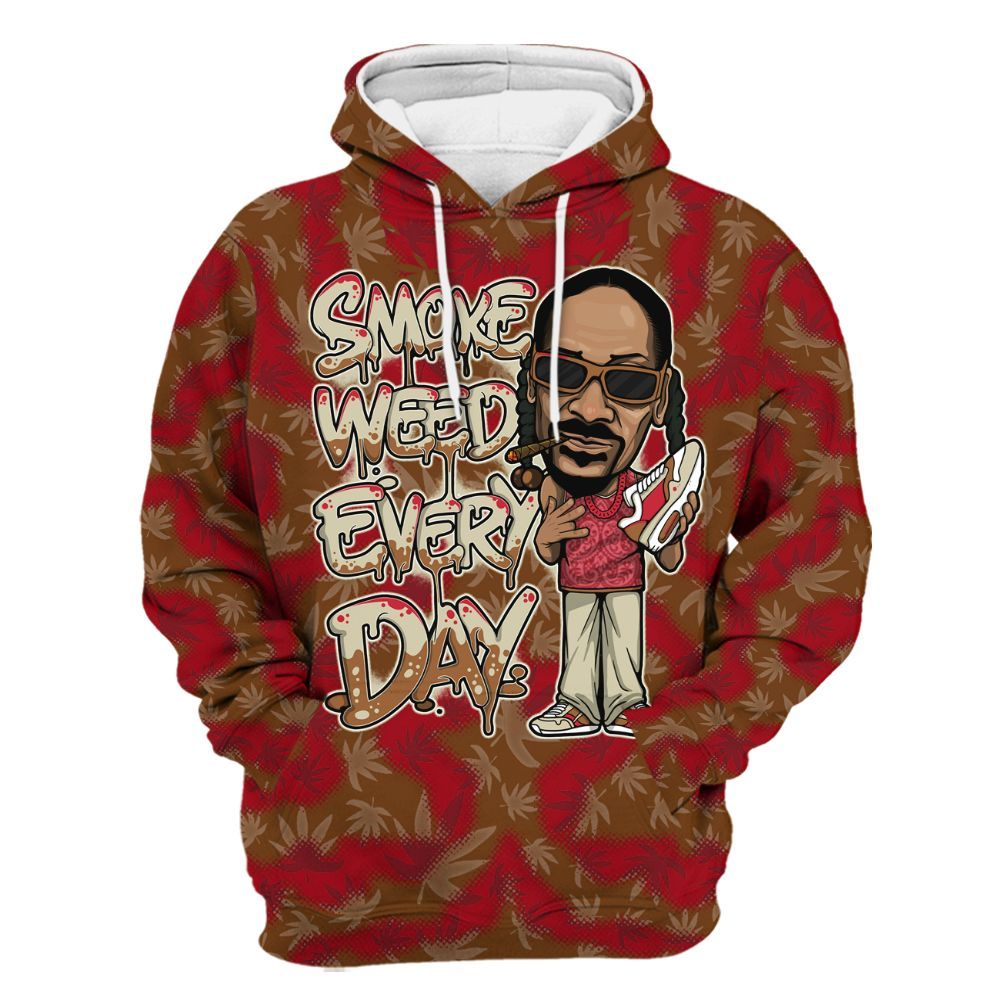 Hoodie To Match Archaeo Brown 5s - Smoking Every Day Graphic Weeding Art All Over Print