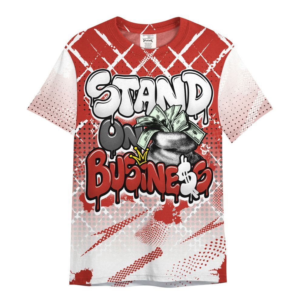 Shirt To Match Dunk Low St. Johns - Halftone Stand Business Dripping All Over Print