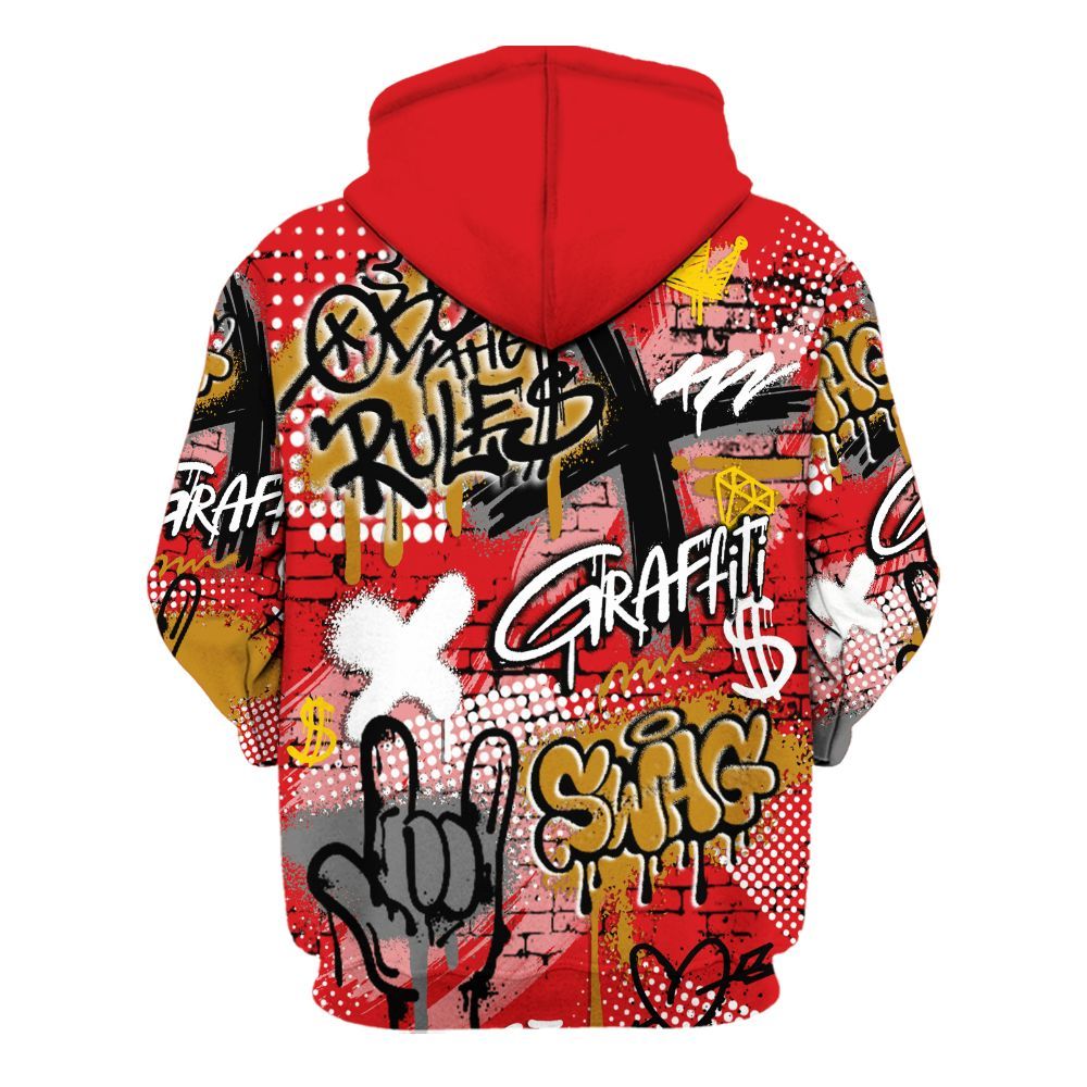 Hoodie To Match Scoot Zeros Retro Portland - True It Real Graffiti Streetwear All Over Print
