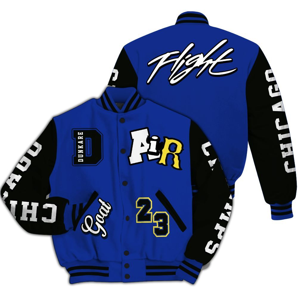 Varsity Jacket To Match Laney 14s - AIR Number 23 GOAT All Over Print