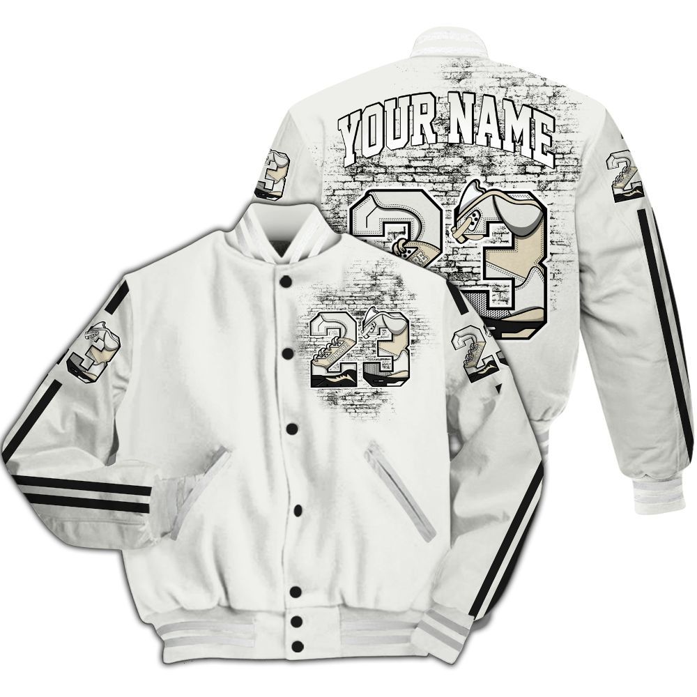 Varsity Jacket To Match Grand Finale 11s - Custom Name Number 23 5s All Over Print