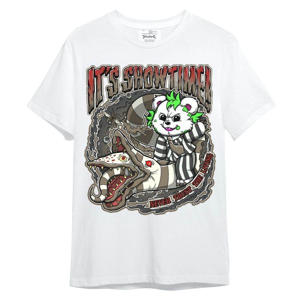 Shirt To Match Olive 9s - Showtime Beetle Juice Bear Halloween Unisex Shirt