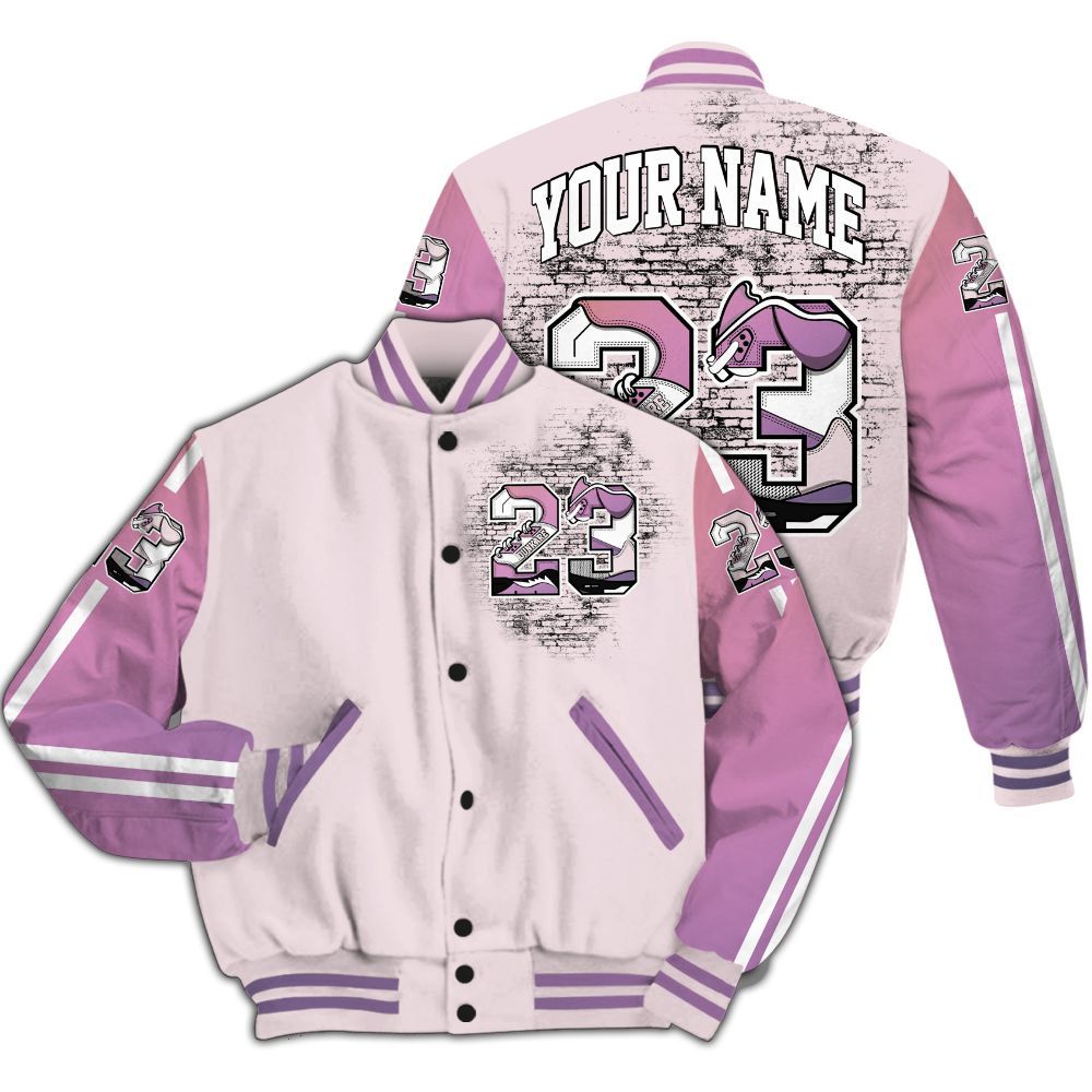 Varsity Jacket To Match Book Sunrise 1s - Custom Name Number 23 5s All Over Print