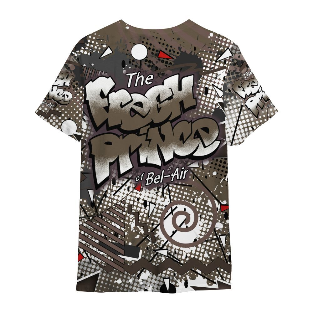 Shirt To Match AMM Dark Mocha 4s - Fresh Sneaker 90s All Over Print