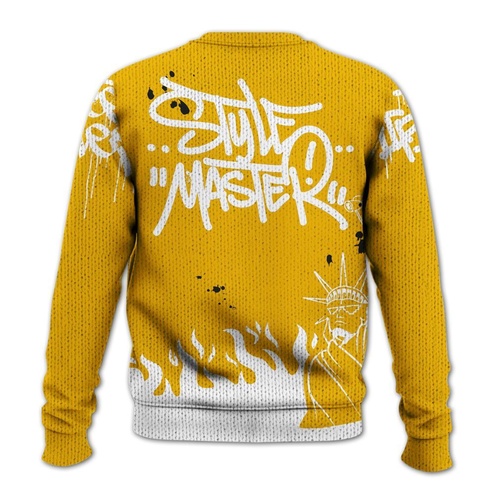 Knitted Sweater To Match Del Sol 13s - Graphic Fck Around Find Out
