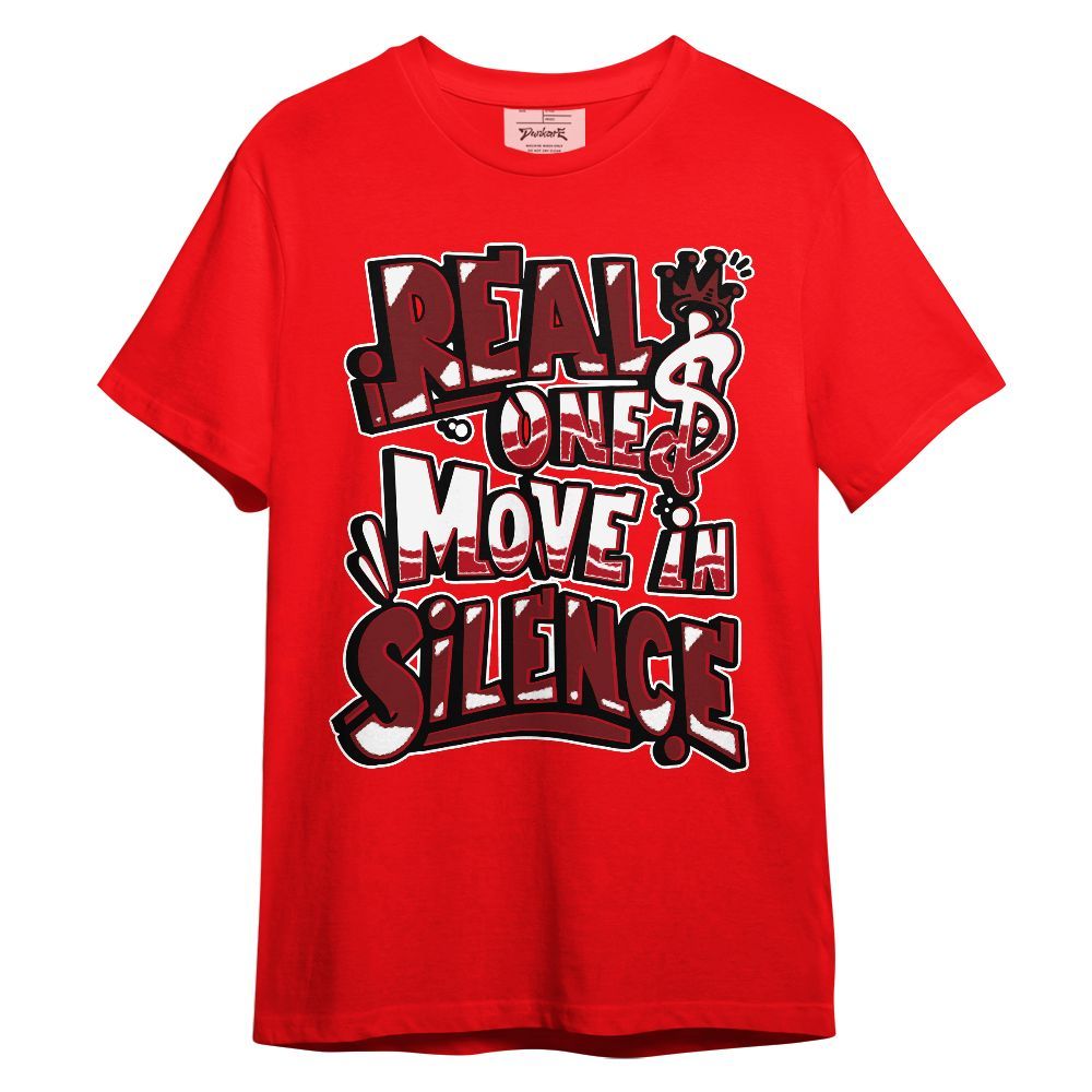 Shirt To Match Bred Velvet 11s - Ones Move In Silence Graphic Unisex Shirt