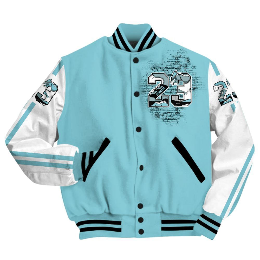 Varsity Jacket To Match Low Legend Blue 11s - Custom Name Number 23 5s All Over Print